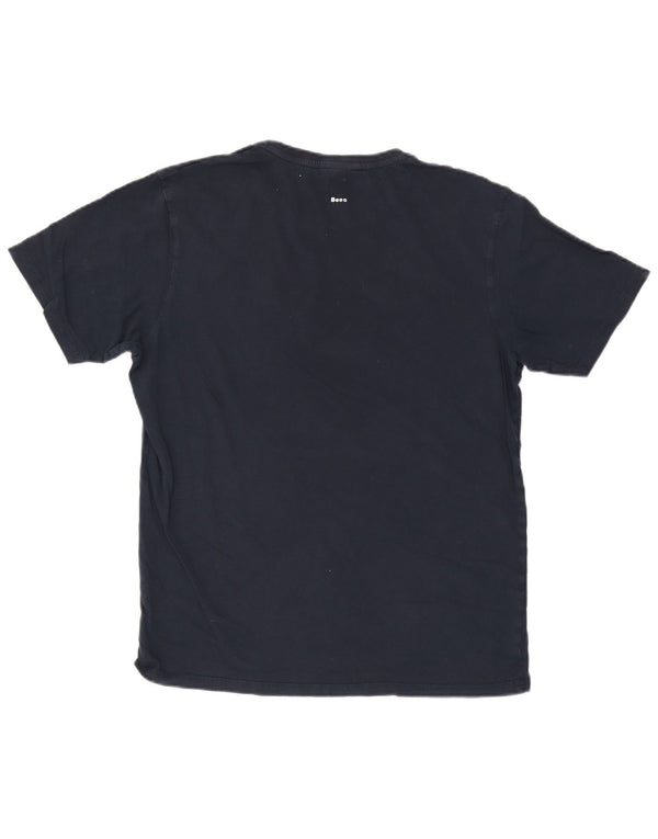 Bench Mens Graphic T-Shirt Top XL Navy Blue