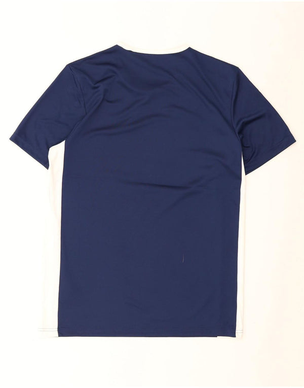 Adidas Herren Aeroready T-Shirt Top Medium Marineblau Colourblock Polyester
