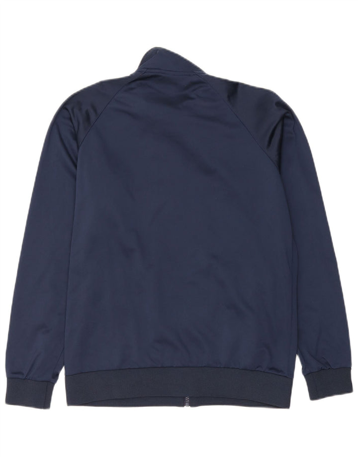 Asics Herren-Trainingsanzug, Top-Jacke, klein, marineblau, Polyester