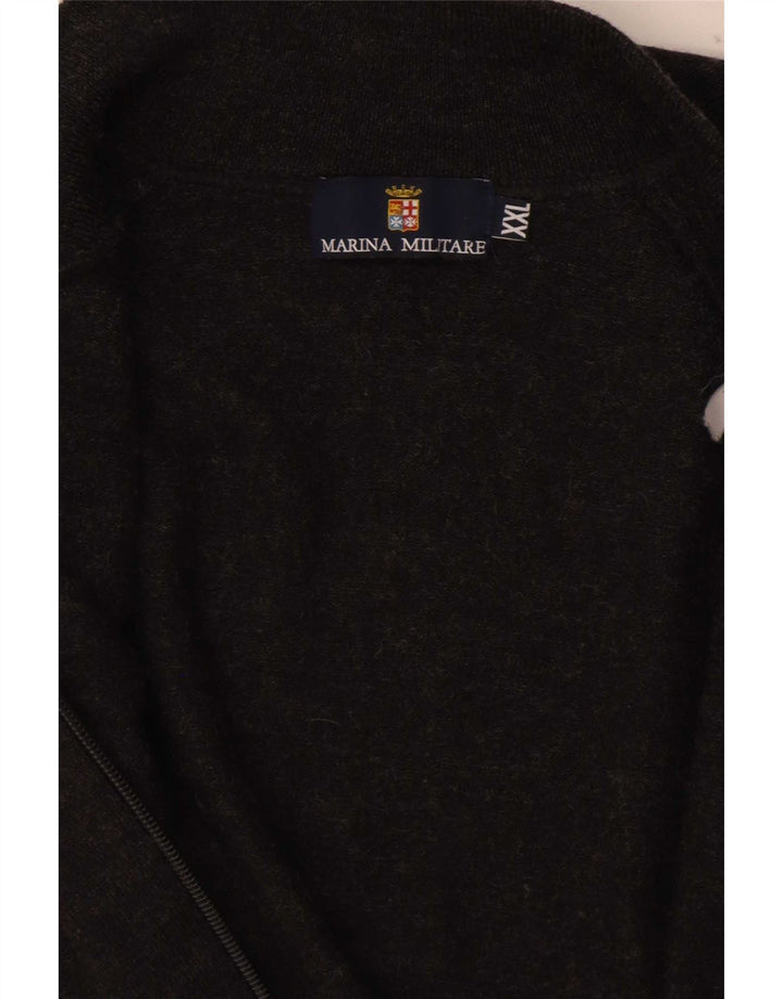 Marina Militare Herren Strickjacke 2XL Grau