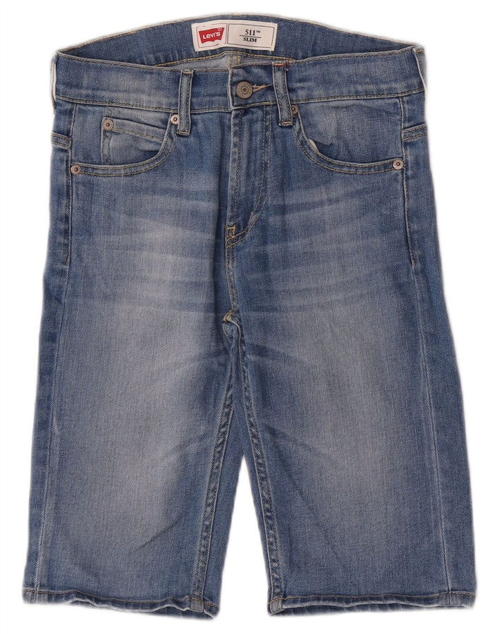 Levi's 511 Slim Denim-Shorts für Jungen, 13–14 Jahre, W26, blaue Baumwolle