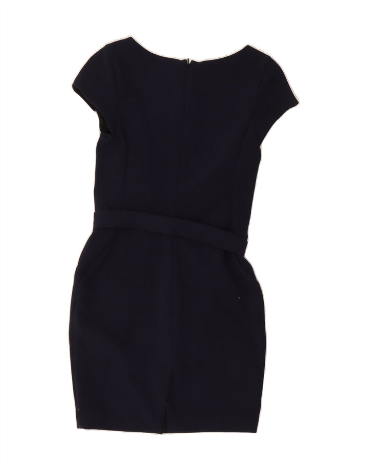 ZARA Womens Bodycon Dress UK 12 Medium Navy Blue Vintage Zara and Second-Hand Zara from Messina Hembry 
