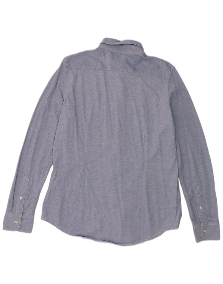 Ralph Lauren Herrenhemd XL, blaue Baumwolle