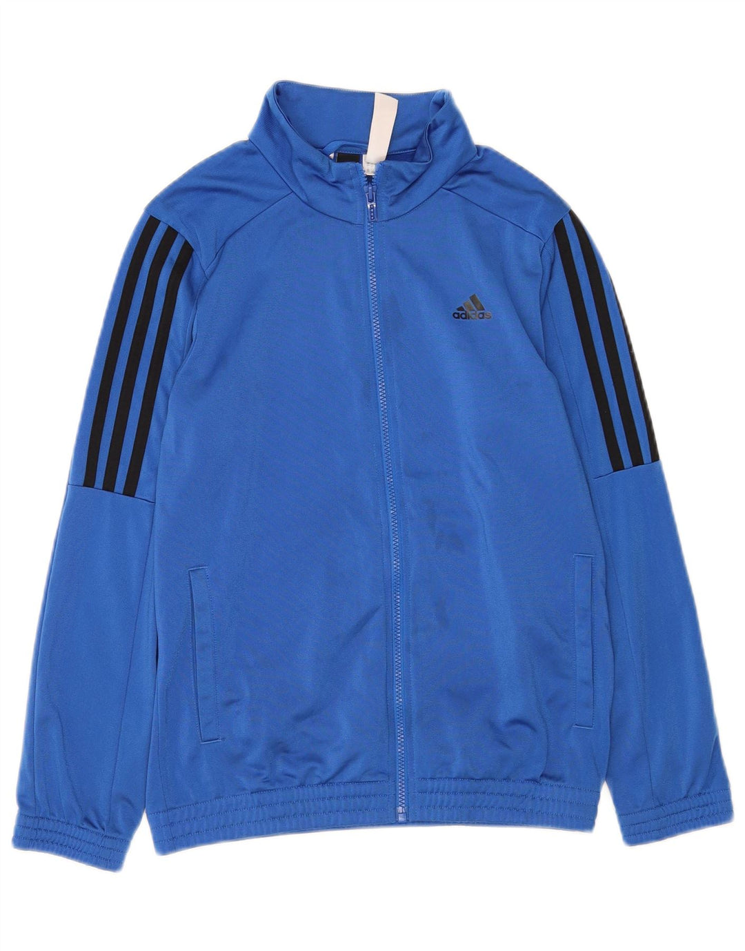 Adidas Jungen Trainingsanzug Top Jacke 11-12 Jahre Blaues Polyester
