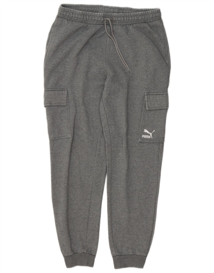 Puma Herren Cargo-Trainingshose, Jogginghose, Größe L, Grau