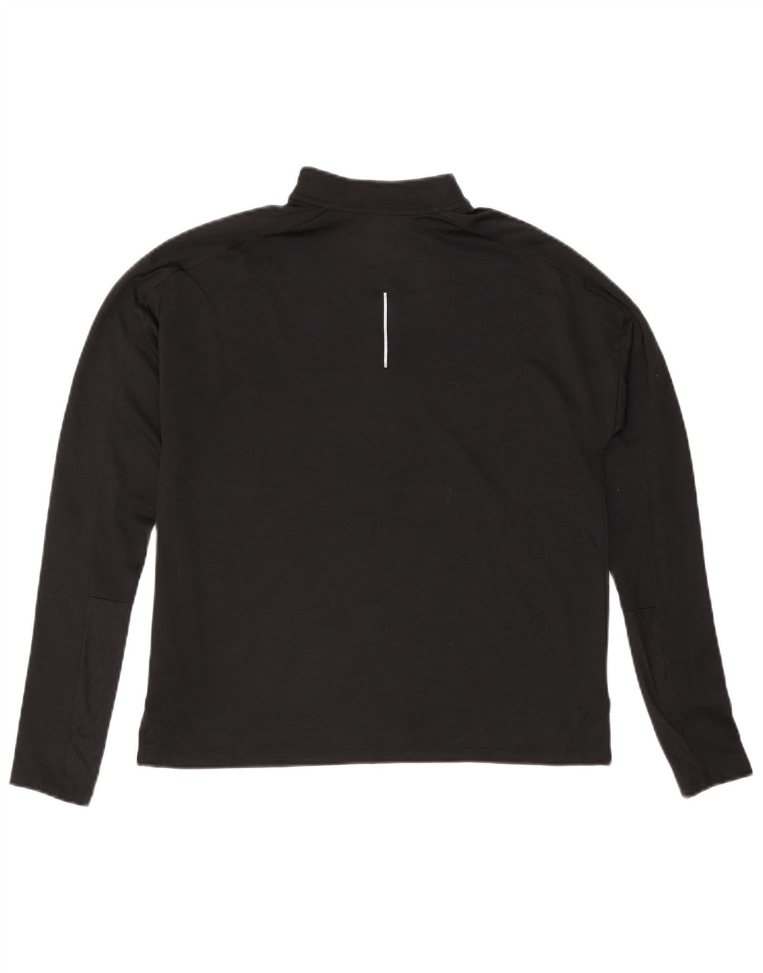 NIKE Damen Dri Fit Pullover-Trainingsanzugoberteil mit Reißverschluss, UK 14, Mittelschwarz
