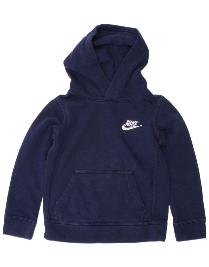 NIKE Kapuzenpullover für Jungen, 3–4 Jahre, XS, Marineblau, Baumwolle