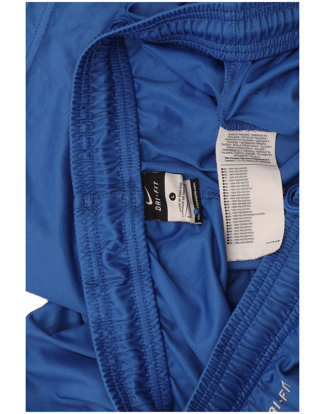 Nike Herren Dri Fit Sportshorts, Größe L, Blau, Polyester