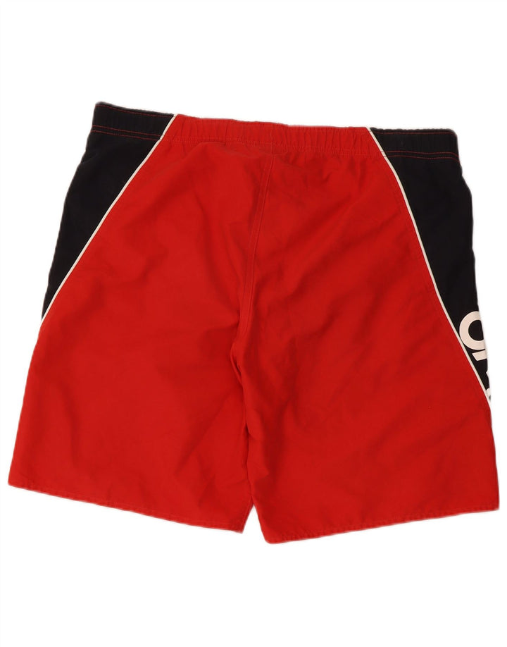 O'Neill Herren-Sportshorts mit Grafik, Größe S, Rot, Farbblock-Polyester
