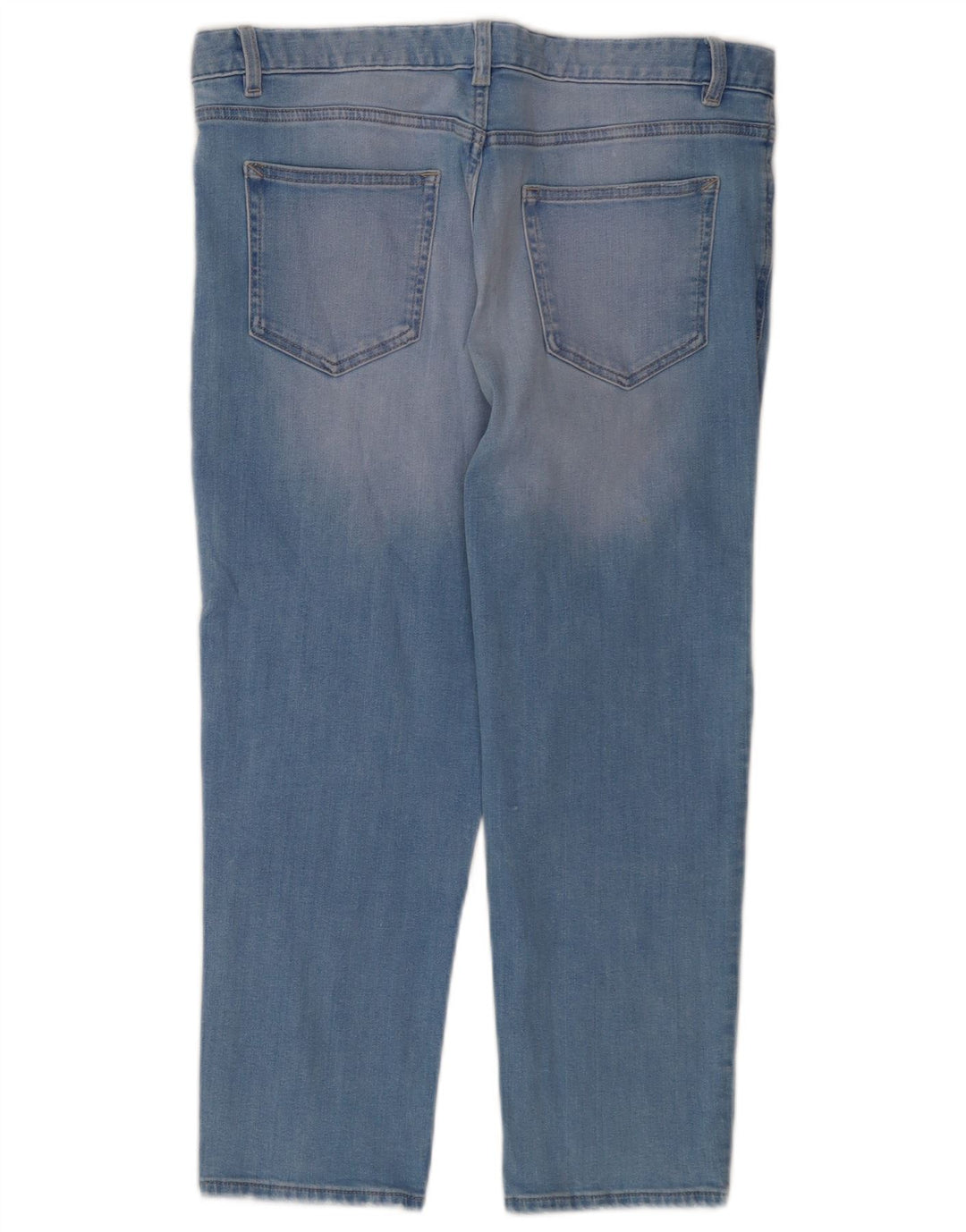 Marks & Spencer Damen-Jeans mit lockerer Passform, verkürzte Passform, UK 12, M, W32, L23, Blau