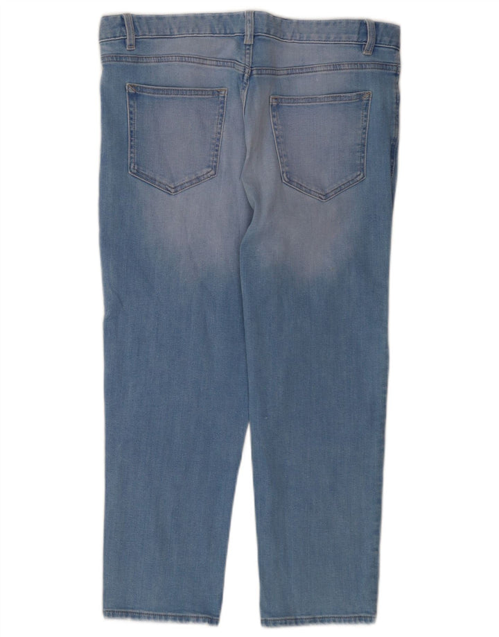 Marks & Spencer Damen-Jeans mit lockerer Passform, verkürzte Passform, UK 12, M, W32, L23, Blau