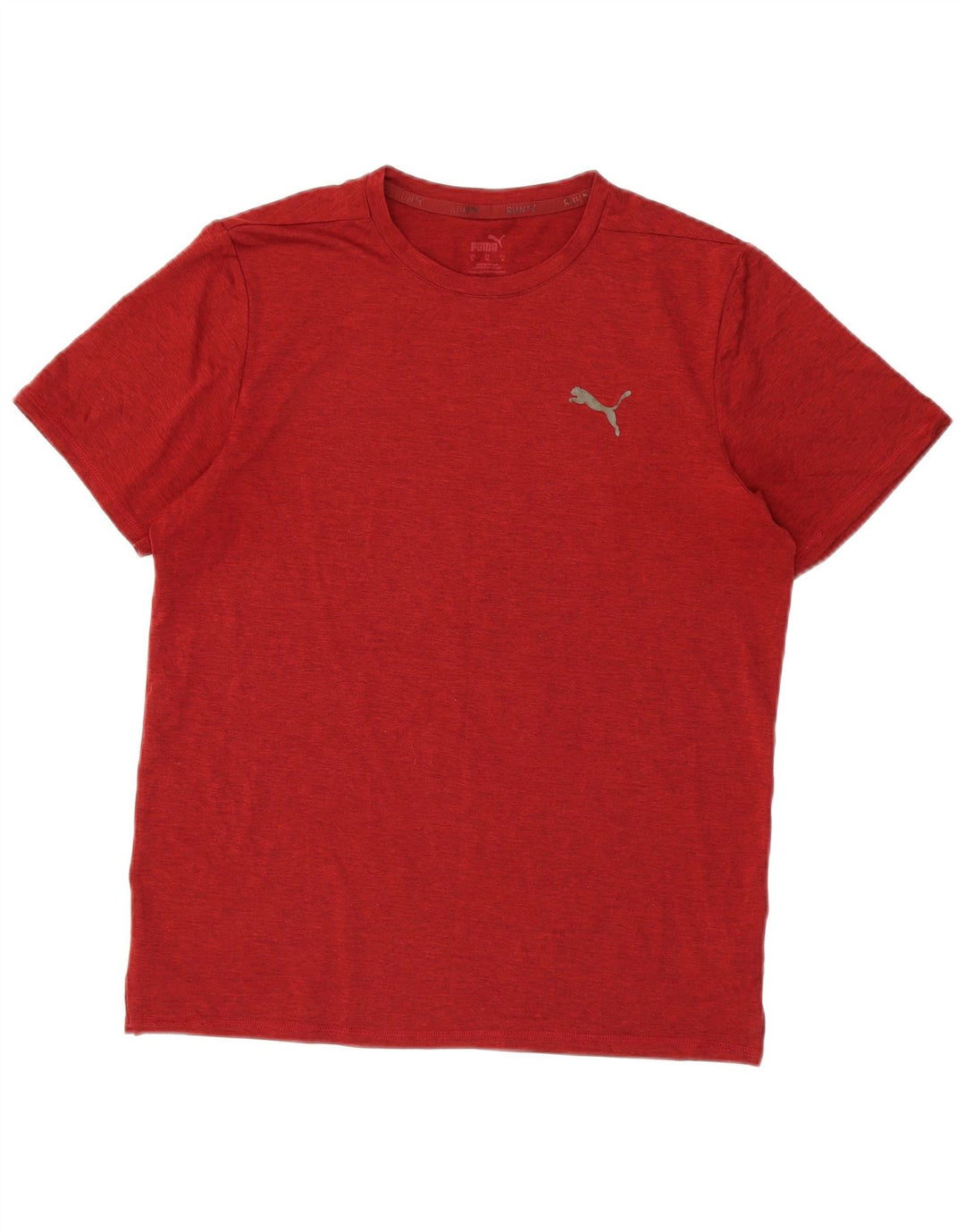 Puma Herren T-Shirt Top Mittelrotes Polyester