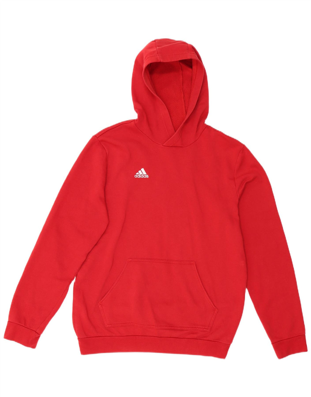 ADIDAS Kapuzenpullover für Jungen, 15–16 Jahre, rote Baumwolle