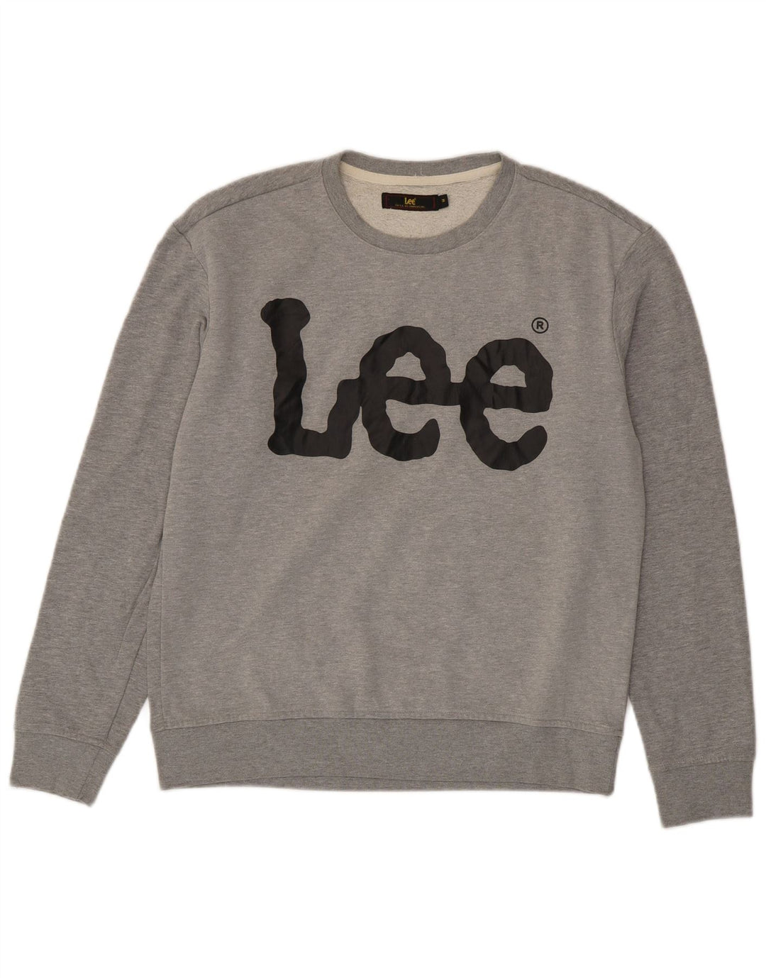 Lee Herren-Sweatshirt mit Grafik, mittelgraue Baumwolle