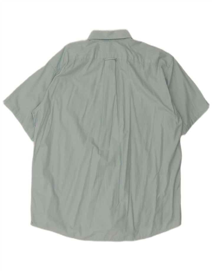 Lacoste Herren Kurzarmhemd Größe 42 Large Blau