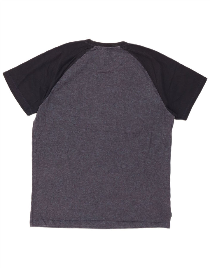 SUPERDRY Herren-T-Shirt-Oberteil 2XL, Marineblau, Colourblock-Baumwolle