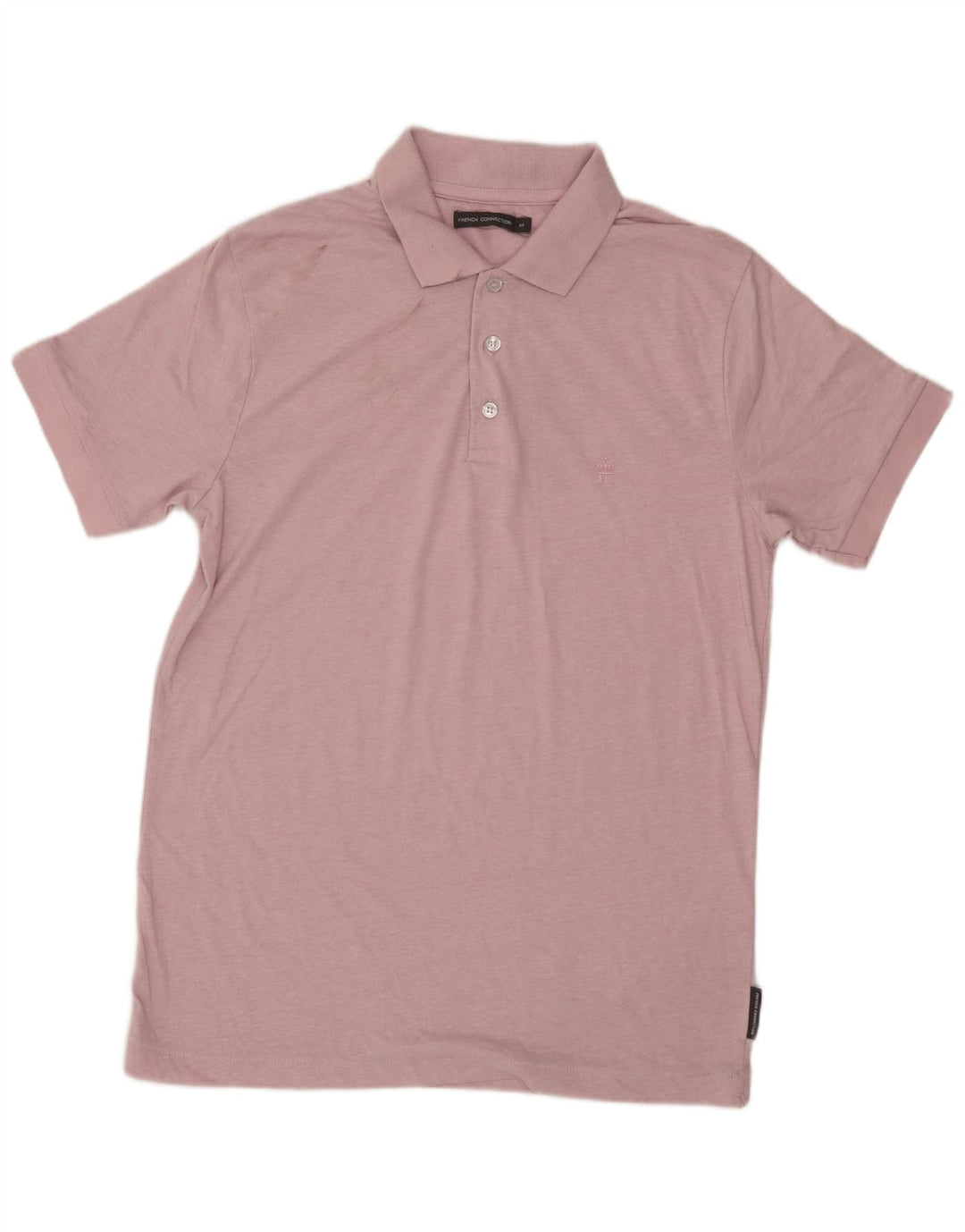 FRENCH CONNECTION Herren-Poloshirt aus mittelrosa Baumwolle