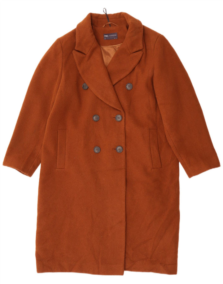 Marks & Spencer Damen Übergroßer Zweireihermantel UK 18 XL Braun