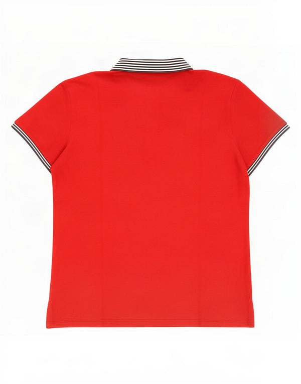 Trussardi Jeans Herren-Poloshirt XL, rote Baumwolle