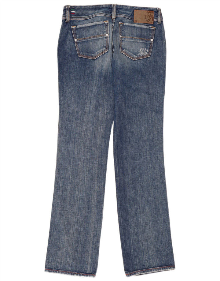 Diesel Damen Reckfly Straight Jeans W29 L32 Blaue Baumwolle