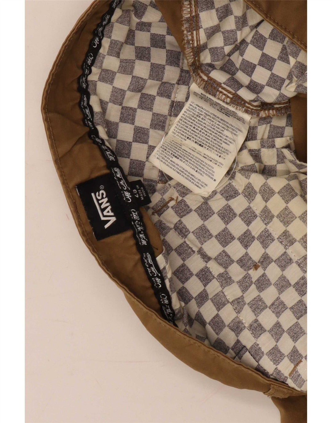 Vans Slim Chino-Hose für Herren, W29, L30, Khaki, Baumwolle