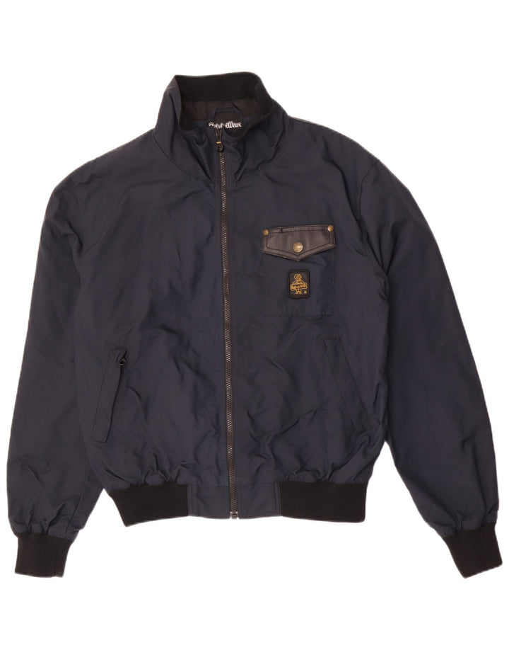 Refrigiwear Herren Bomberjacke UK 40 Large Marineblau Polyamid