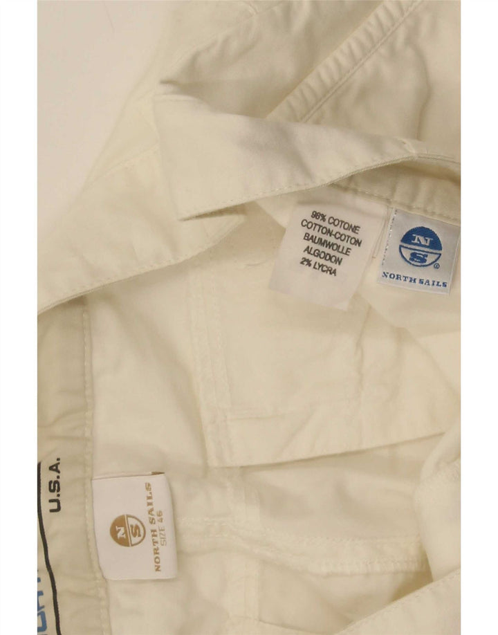 North Sails Damen IT 46 Large W36 Off White Cotton