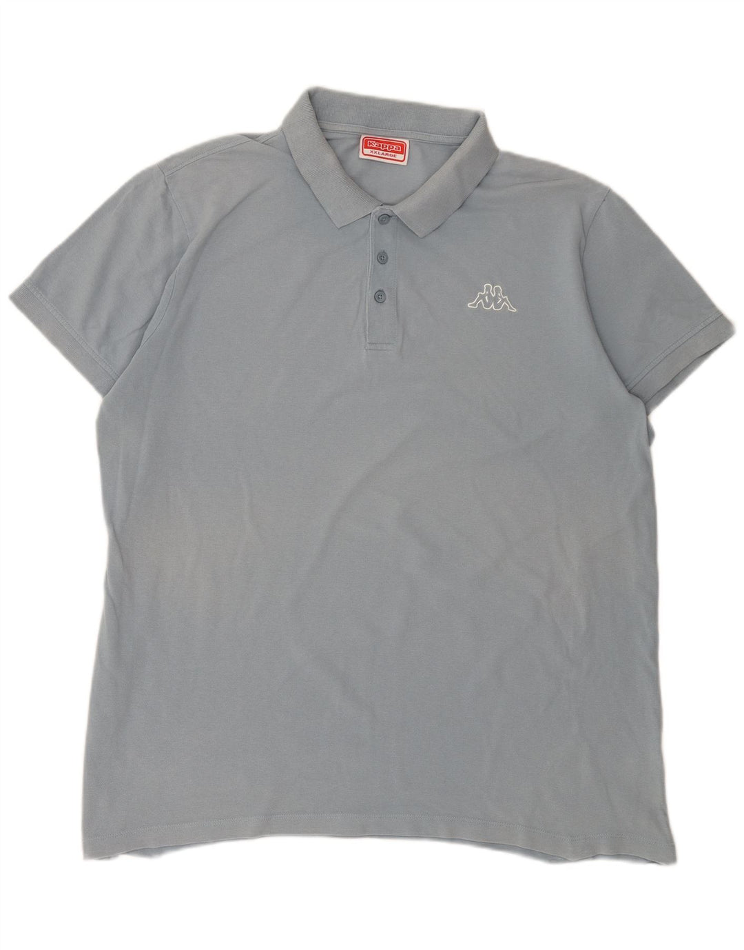 Kappa Herren Poloshirt 2XL Blau Baumwolle