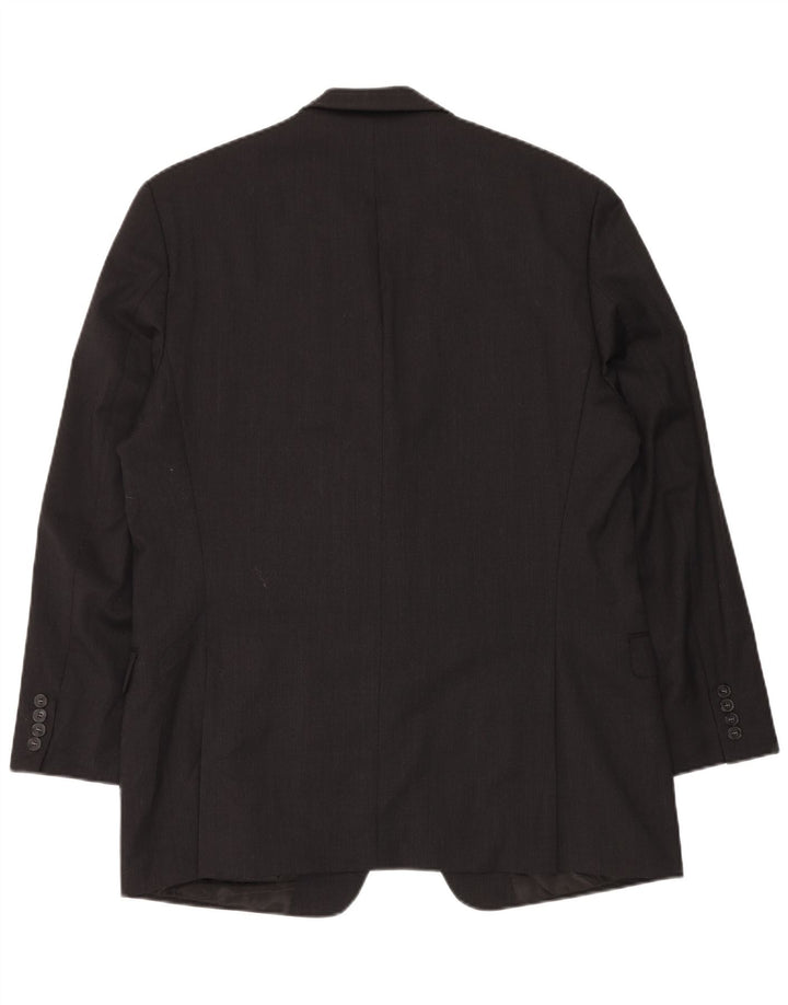 Calvin Klein Herren-Blazer mit 2 Knöpfen, UK 44, 2XL, graue Wolle