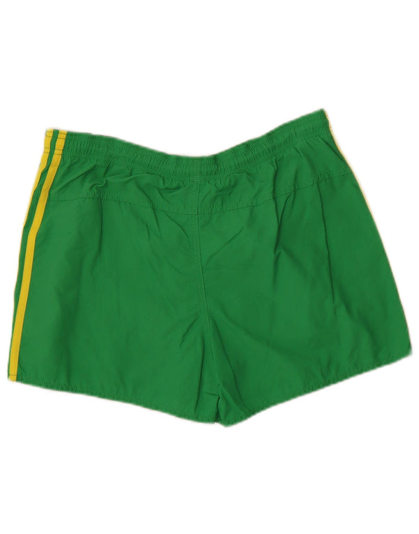 Adidas Herren-Badeshorts, klein, grünes Nylon