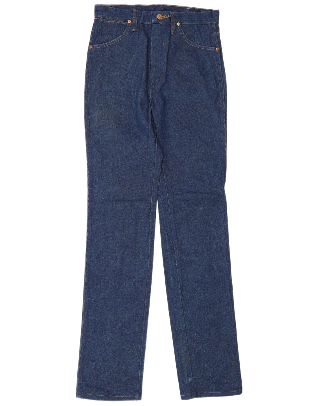 Wrangler Damen Straight Jeans W30 L36 Blaue Baumwolle