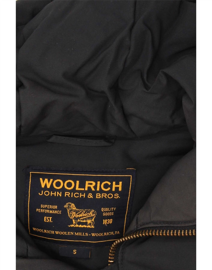 Woolrich Herren-Parka mit Kapuze, UK 36, Größe S, Marineblau