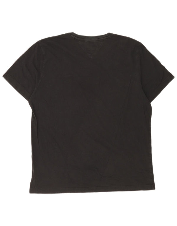Tommy Hilfiger Herren T-Shirt Top XL Schwarz