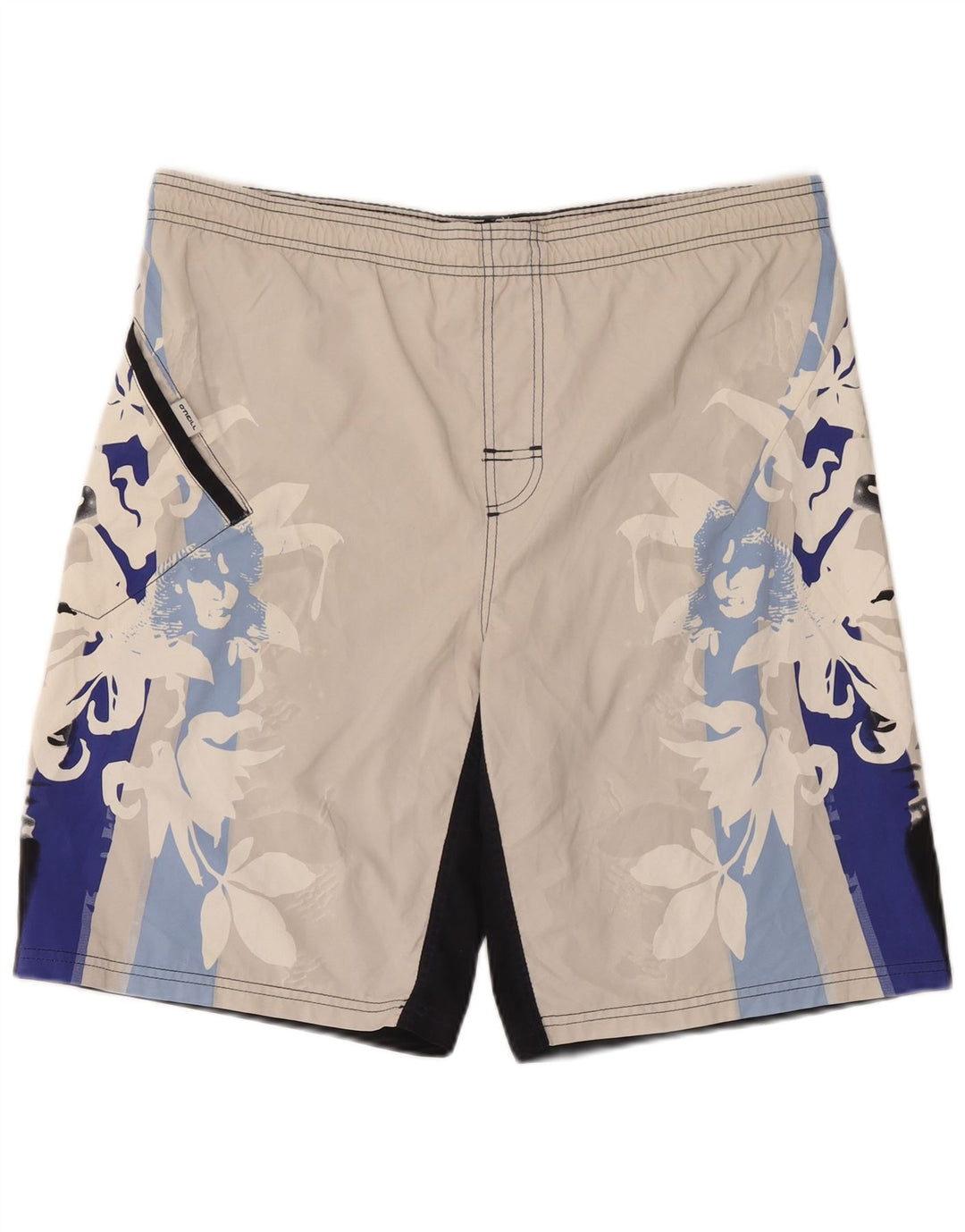 O'Neill Herren-Badeshorts XL, weißes Colourblock-Polyester