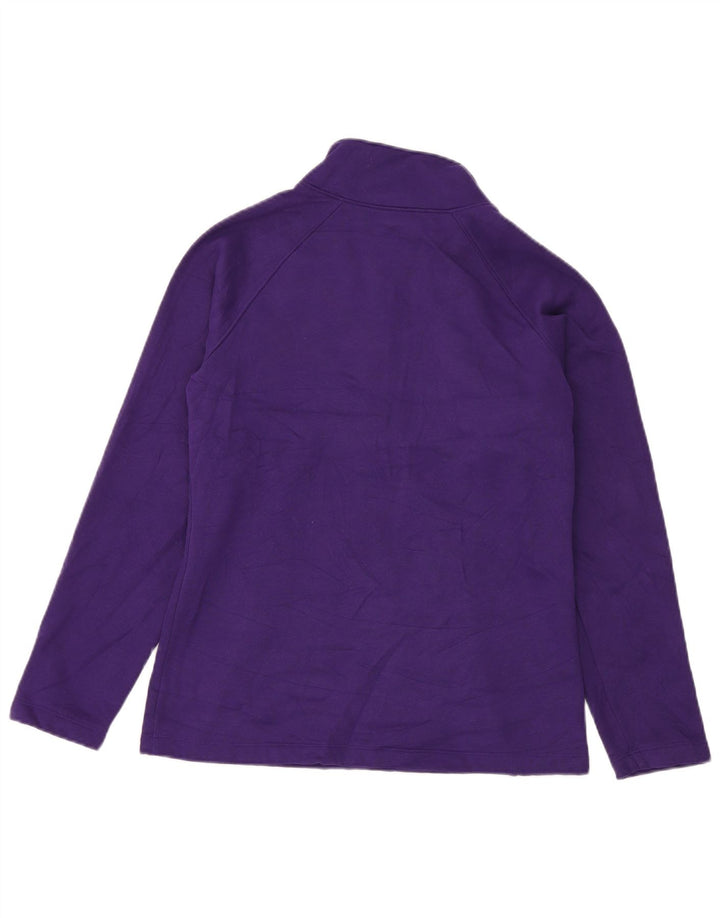 Under Armour Damen-Sweatshirt mit Reißverschluss am Hals, UK 14, mittelviolett