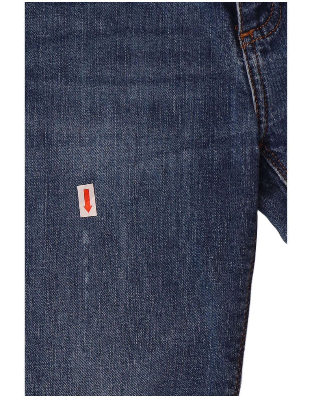TOMMY HILFIGER Röhrenjeans für Mädchen, 7–8 Jahre, W24, L23, blaue Baumwolle