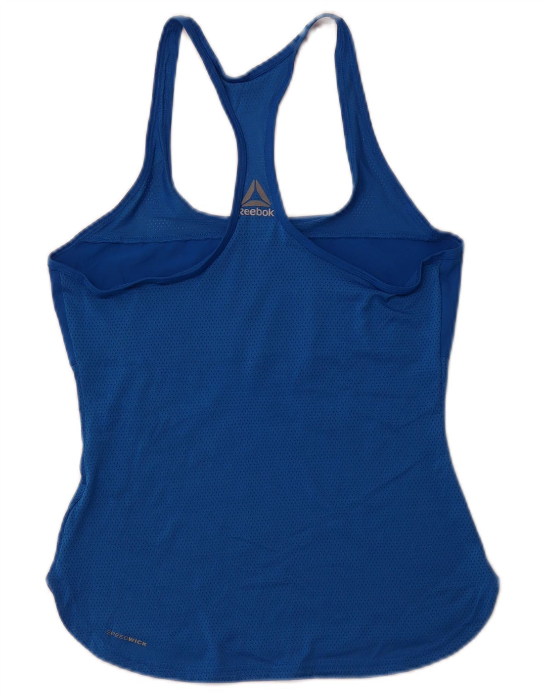 REEBOK Damen Graphic Vest Top UK 8/10 Small Blue Sports