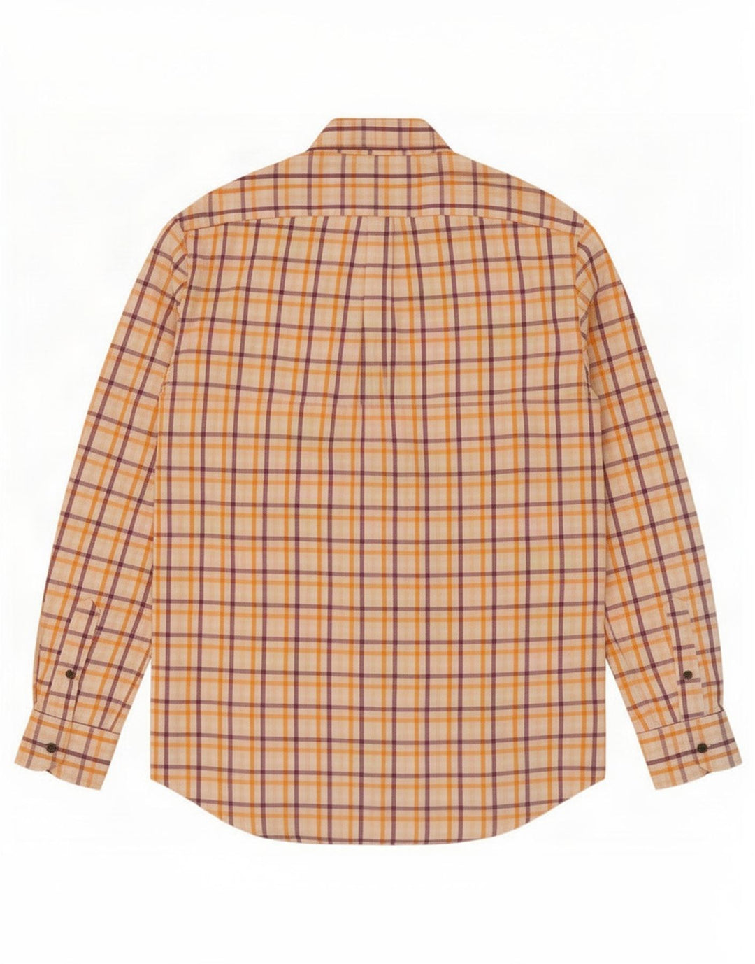 Harmont & Blaine Herrenhemd, groß, orange kariert, Baumwolle