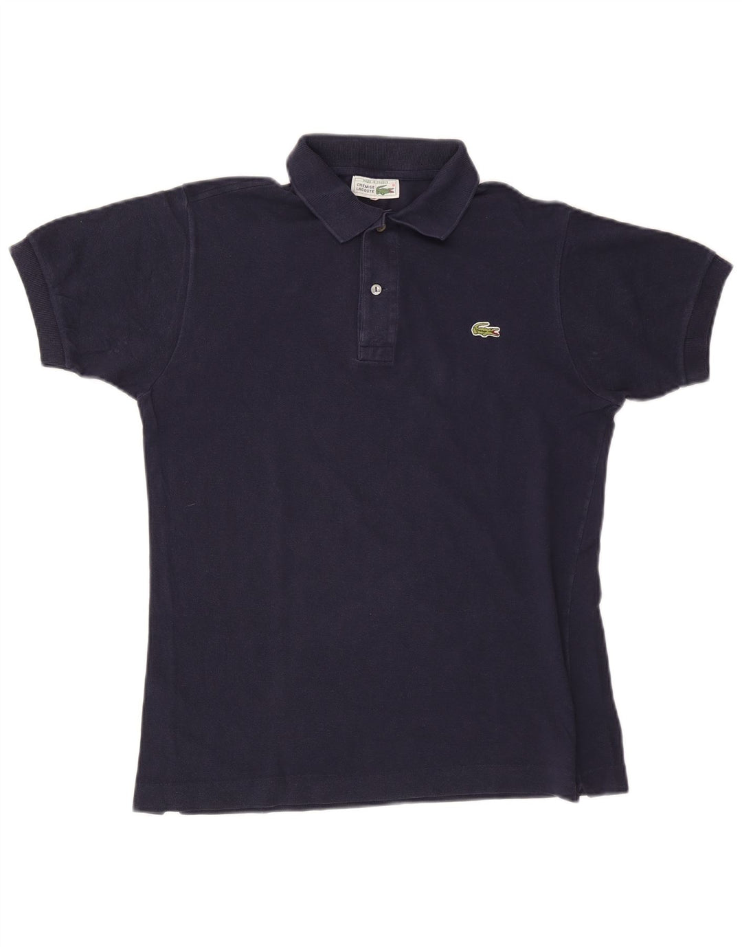 LACOSTE Herren-Poloshirt, Größe 4, mittelgroß, marineblau, Baumwolle