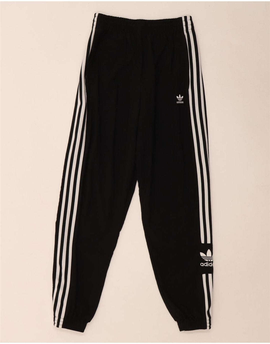 Adidas Damen-Trainingsanzug mit Grafik, Jogginghose, UK 8, Größe S, Schwarz, Polyester