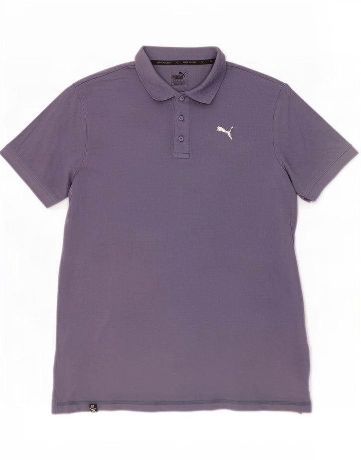 Puma Herren Poloshirt XL Grau Baumwolle