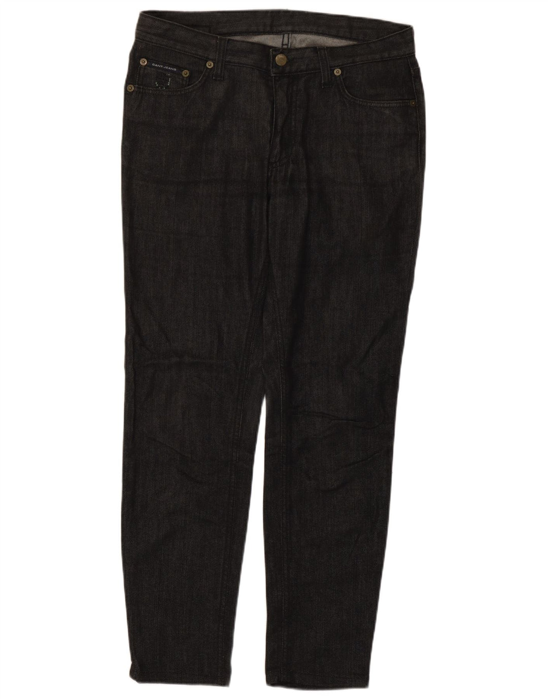 Gant Damen Slim Jeans W32 L27 Graue Baumwolle