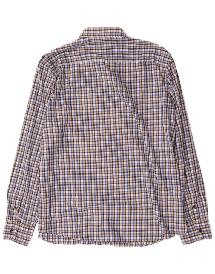 Massimo Dutti Herrenhemd 2XL Blau kariert
