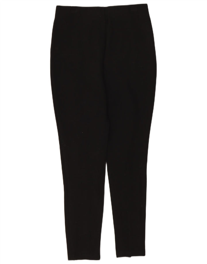 Zara Damen-Hose mit hoher Taille, mittelgroß, W28, L25, schwarze Viskose