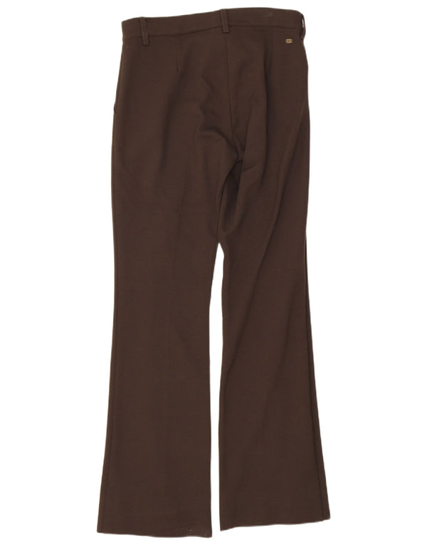 Marella Damen EMME Bootcut Pegged Chino Hose UK 6 XS W26 L29 Braun