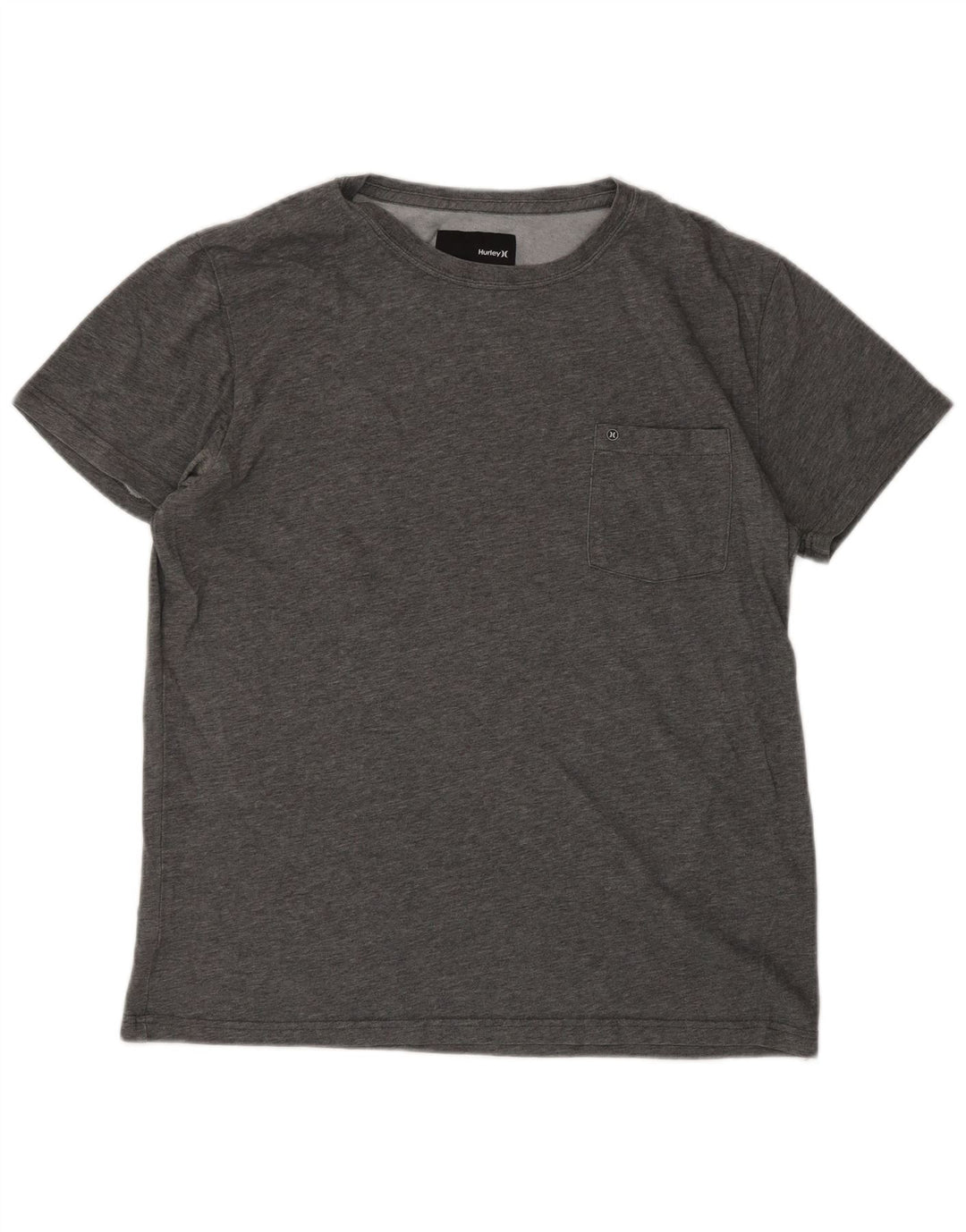 HURLEY Mens Dri Fit T-Shirt Top Medium Grey Cotton