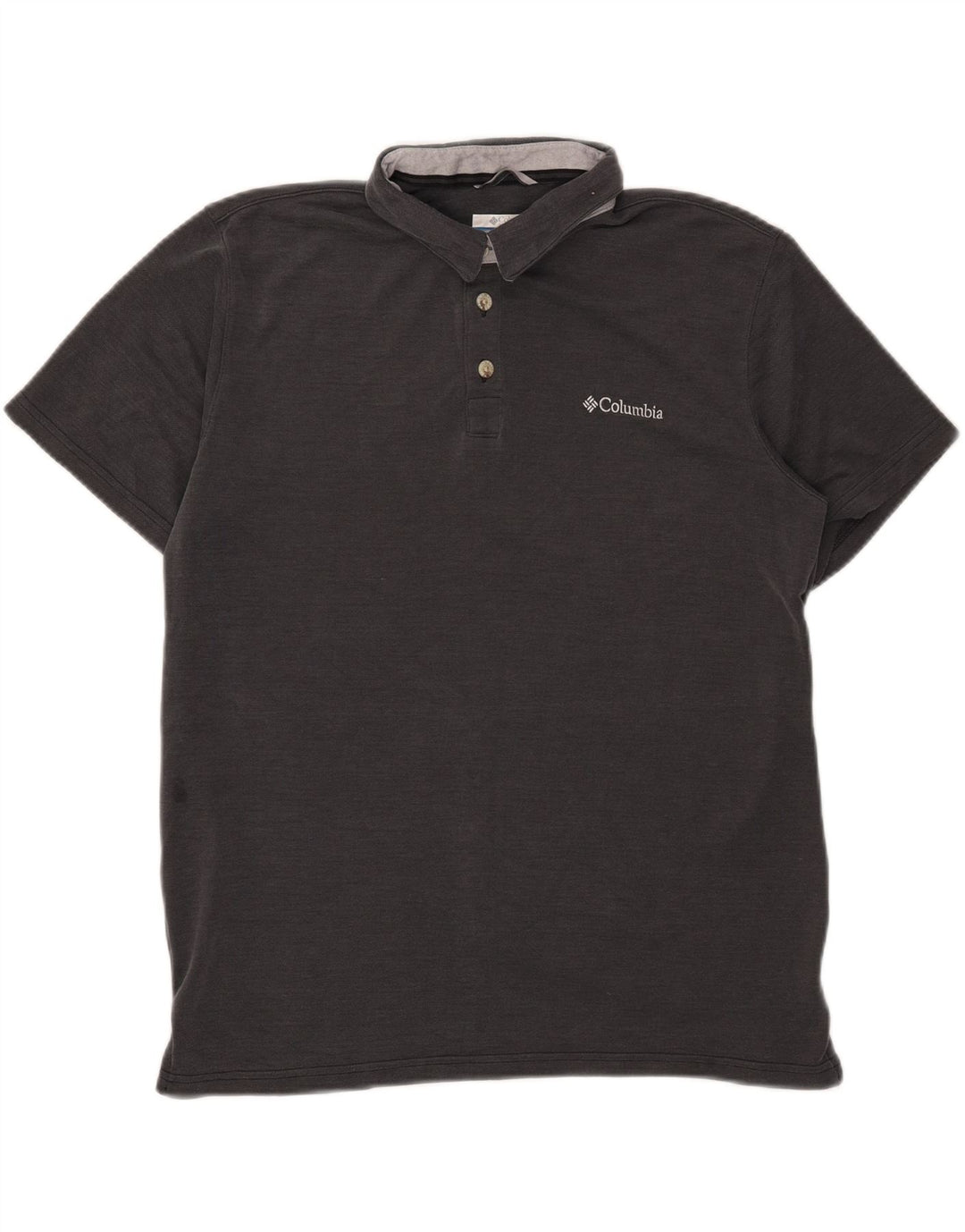 Columbia Herren-Poloshirt, groß, grau, Modal