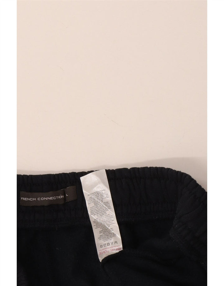 French Connection Herren-Sportshorts, groß, marineblaue Baumwolle
