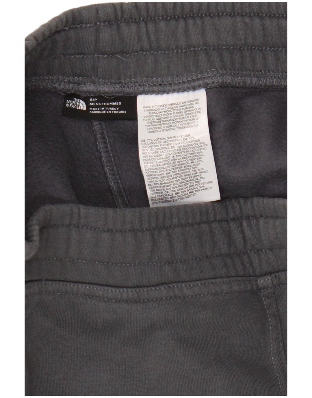 The North Face Herren-Trainingshose, Jogginghose, Größe S, Grau, Baumwolle