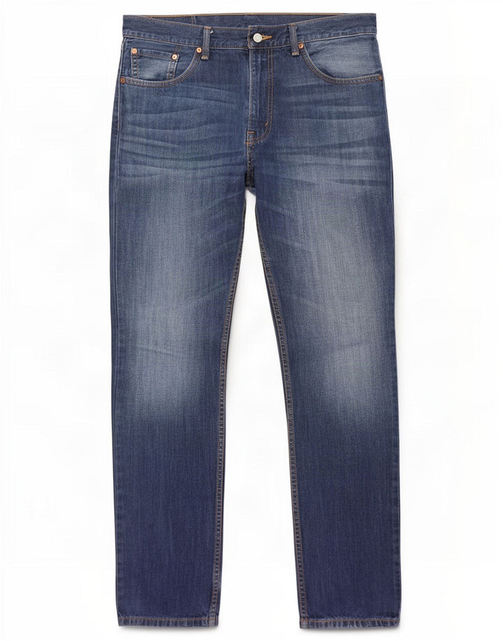 Levi's Herren Slim Jeans W36 L34 Blaue Baumwolle
